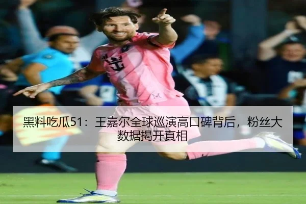 黑料吃瓜51：王嘉尔全球巡演高口碑背后，粉丝大数据揭开真相